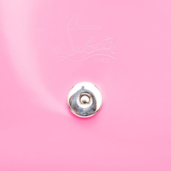 Christian Louboutin Patent Leather Loubi154 Chain Wallet - Picture 8 of 16